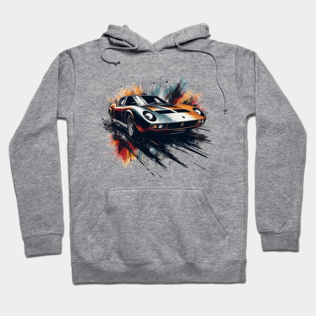 Lamborghini Miura Hoodie by Vehicles-Art